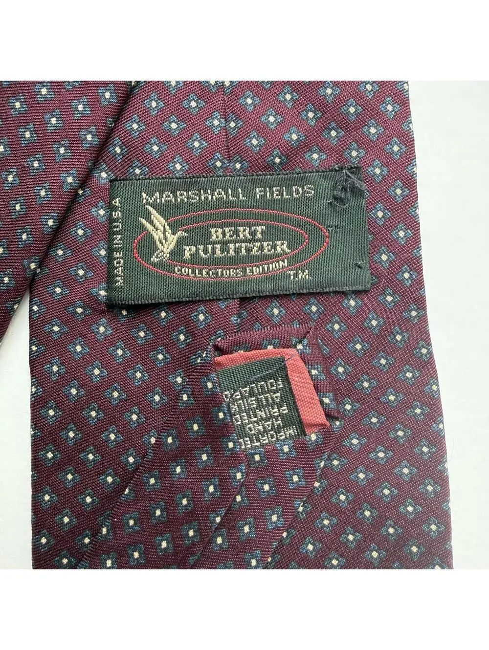 Vintage Bert Pulitzer Collectors Edition Marshall Field’s Silk Tie